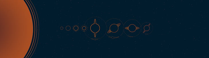solar system wallpaper