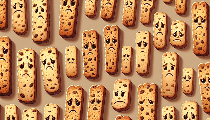 Homemade Biscotti Array, biscotti, cookie, face wallpaper
