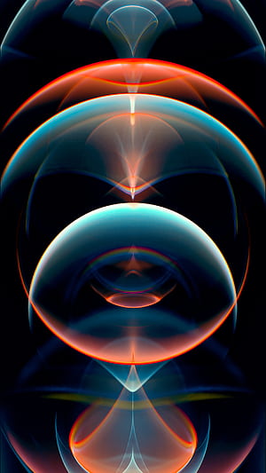 Bubbles, Graphic phone wallpaper