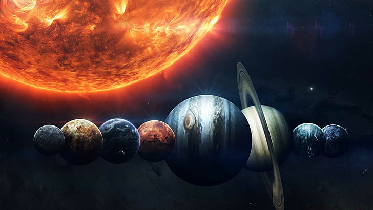 Solar System, Planets wallpaper