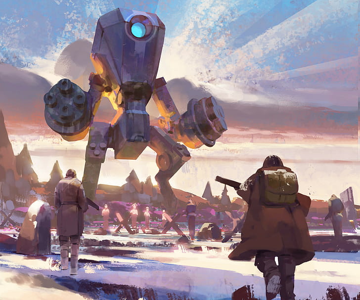 Sci Fi, robot wallpaper