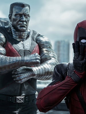 Colossus, Deadpool, Marvel, phone wallpaper