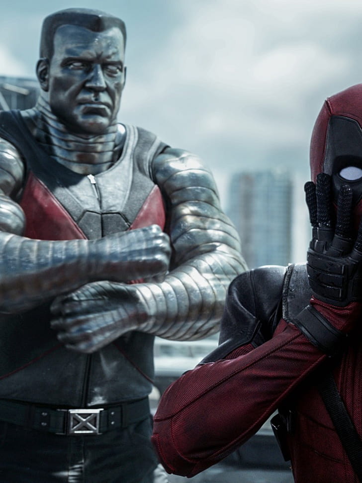 Colossus, Deadpool, Marvel, phone wallpaper