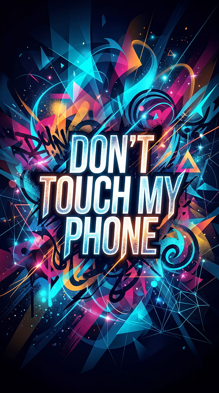 Dont touch my phone wallpaper