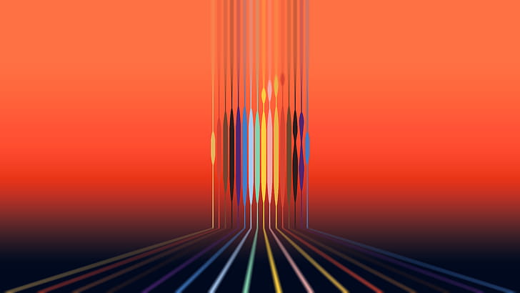 Apple Logo Distorted, macbook, apple, computer wallpaper