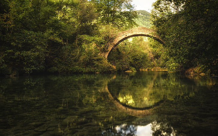 Devil's Bridge — Mirror Arch, man made, Devil's Bridge wallpaper