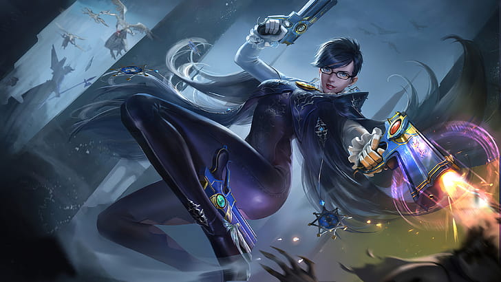 Bayonetta artwork, PC wallpaper