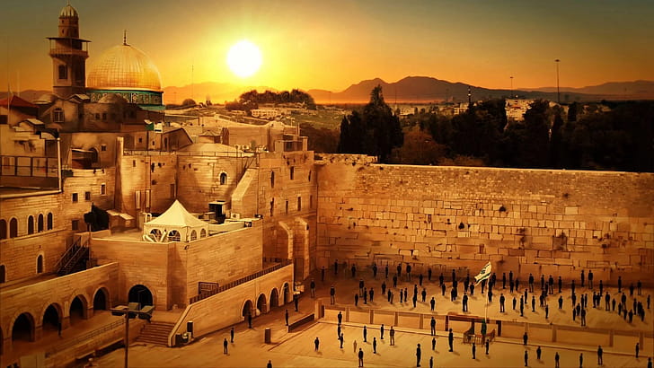 Ancient Jerusalem, Top  backgrounds wallpaper