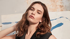 Lily James Harpers Bazaar 2020, lily-james, celebrities, girls wallpaper