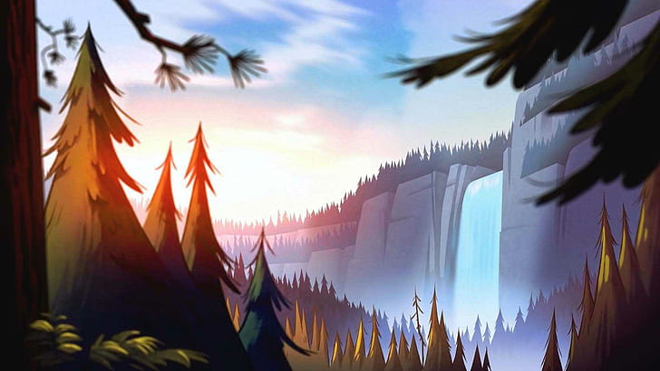 Gravity Falls animation, wallpaper