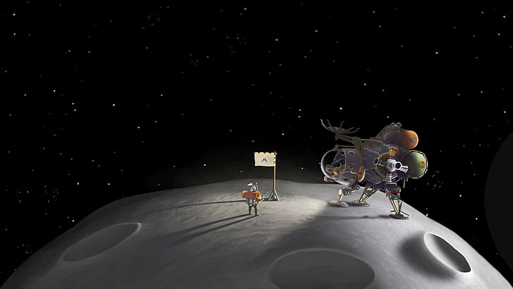 2D artwork, Outer Wilds wallpaper