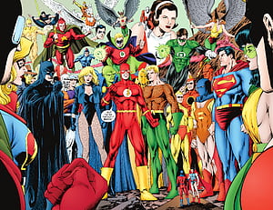 JLA: Year One, Comic wallpaper