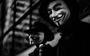 Anonymous peoples,  computer, wallpaper