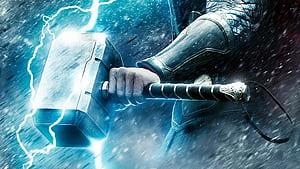 Mjolnir, Lightning wallpaper