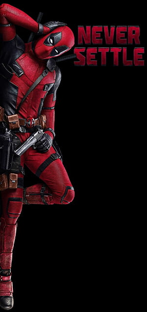 Never Settle, Deadpool phone wallpaper