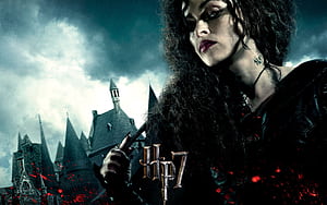 Deathly Hallows, Bellatrix Lestrange, wallpaper