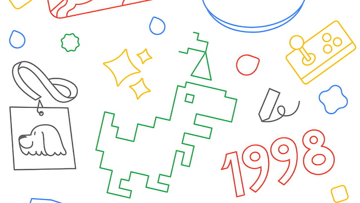Google 25th Anniversary , google, computer wallpaper