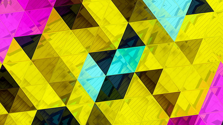Triangles Abstract , triangle, abstract, pattern, digital-art wallpaper