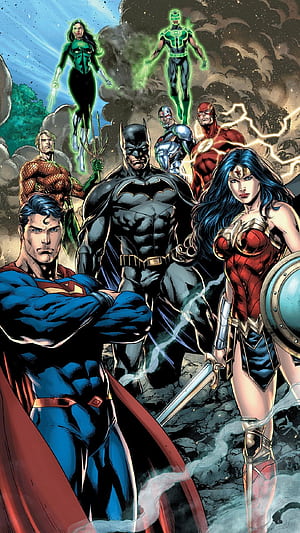 DC Comics,  Android phone wallpaper