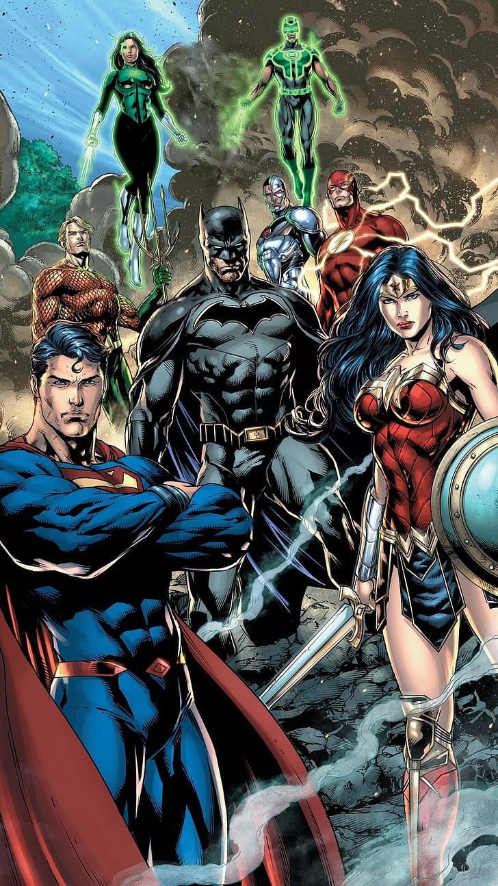 DC Comics,  Android phone wallpaper