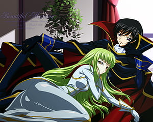 C C (Code Geass), Anime, Code Geass, Lelouch Lamperouge wallpaper