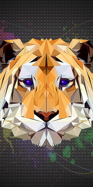 Tiger, Facets phone wallpaper