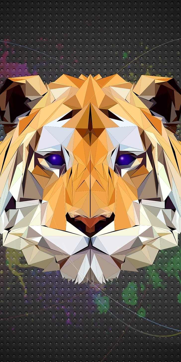 Tiger, Facets phone wallpaper