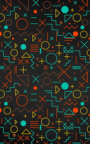 Abstract, geometry phone wallpaper