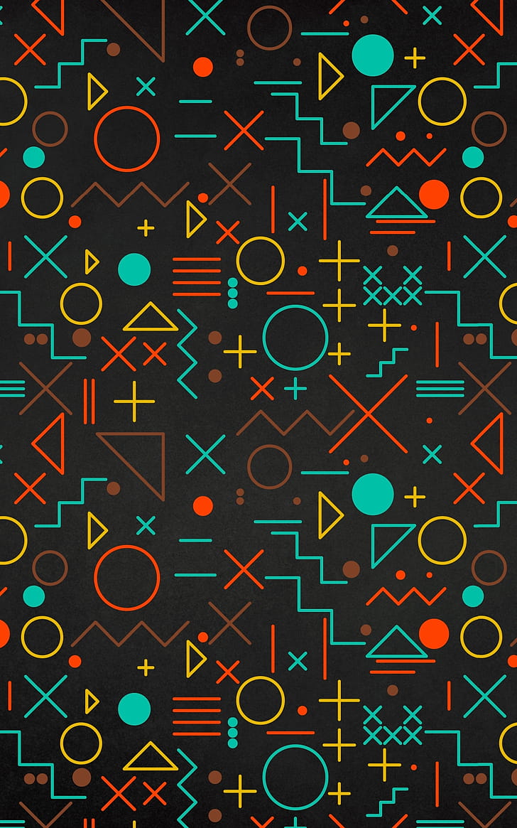 Abstract, geometry phone wallpaper