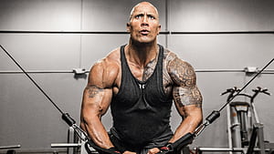 Dwayne Johnson, Gym wallpaper