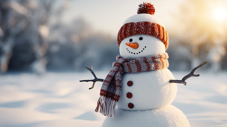snowman wallpaper