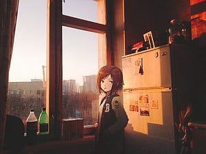 Anime Girl Russia Art , anime-girl, anime, artist, artwork, digital-art wallpaper