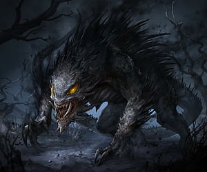 dark, creature wallpaper