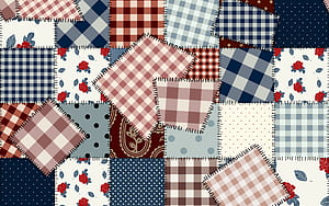 Patchwork Vector, artist, vector wallpaper