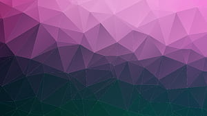 Low poly, Gradients wallpaper
