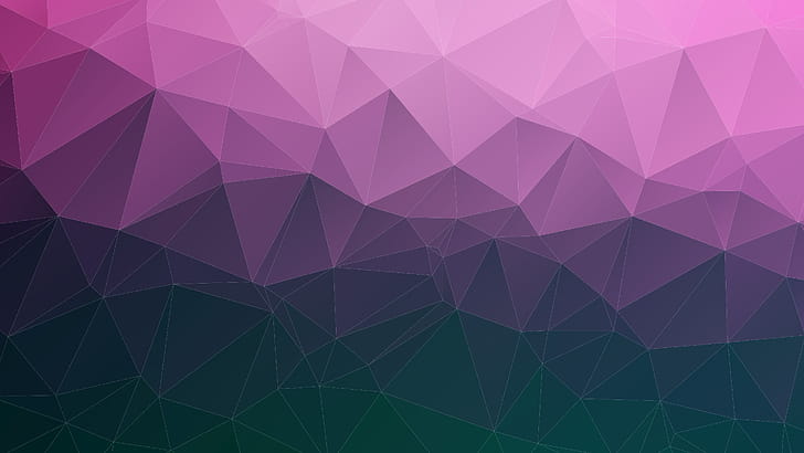 Low poly, Gradients wallpaper