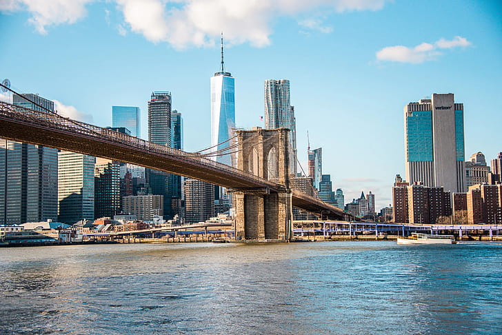 Visual statement, Brooklyn Bridge wallpaper