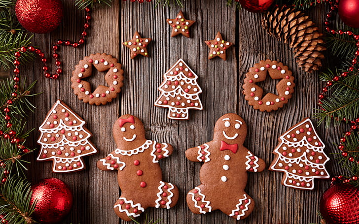 Gingerbread, Sweets wallpaper