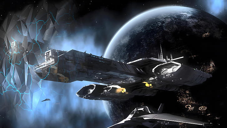 Daedalus Class Star-ship, Sci Fi, spaceship wallpaper