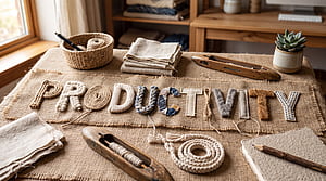 Rustic Productivity — wallpaper