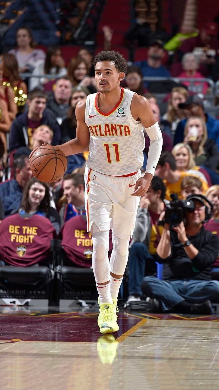 Trae Young , NBA player phone wallpaper