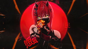Makima From Chainsaw Man , makima, chainsaw-man, anime-girl, anime, artist, artwork, digital-art wallpaper