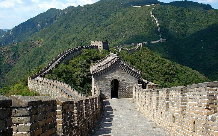 , Great Wall views, High-resolution backgrounds, iPhone and Android wallpaper