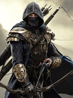 Archer, The Elder Scrolls phone wallpaper