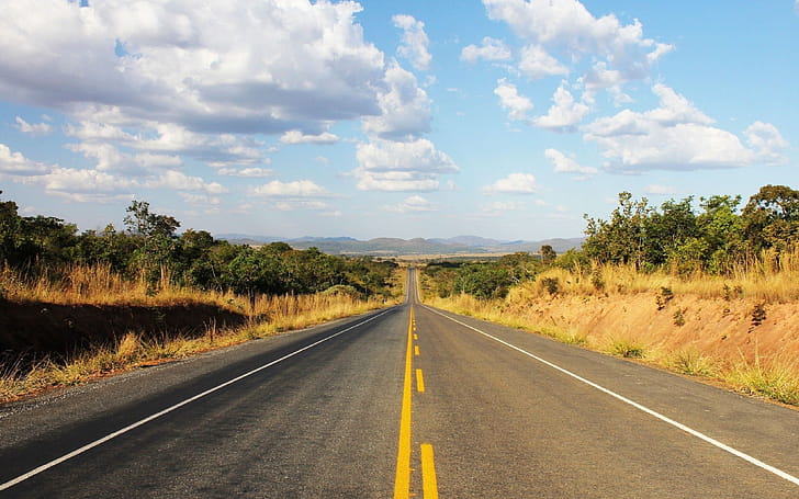 Empty road, Highway wallpaper