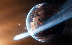 Planet, Comets wallpaper