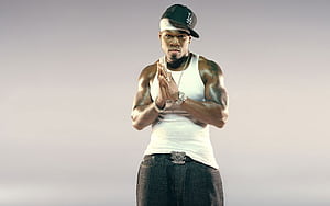 50 Cent, , Striking background, Dramatic representation wallpaper