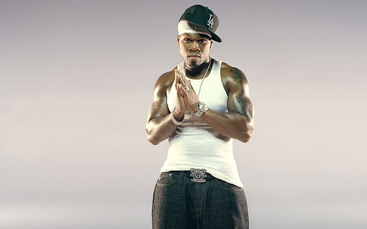 50 Cent, , Striking background, Dramatic representation wallpaper