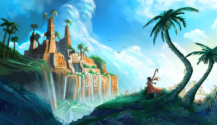 temple wallpaper