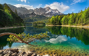 Eibsee, Lakes wallpaper